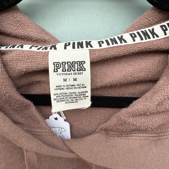 PINK Victoria's Secret Mauve/brown Rainbow Hoodie - Picture 4 of 5
